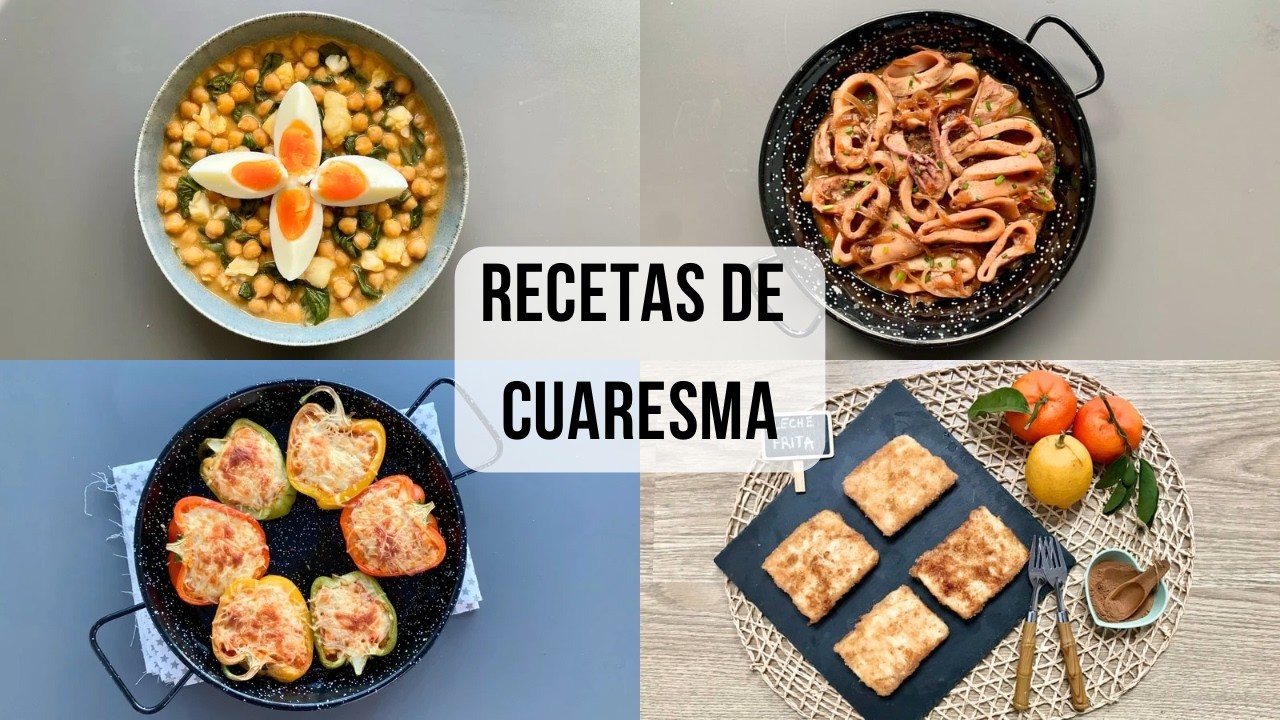 &iquest;Qu&eacute; cocinar en Cuaresma? 4 recetas f&aacute;ciles y riqu&iacute;simas 🐟