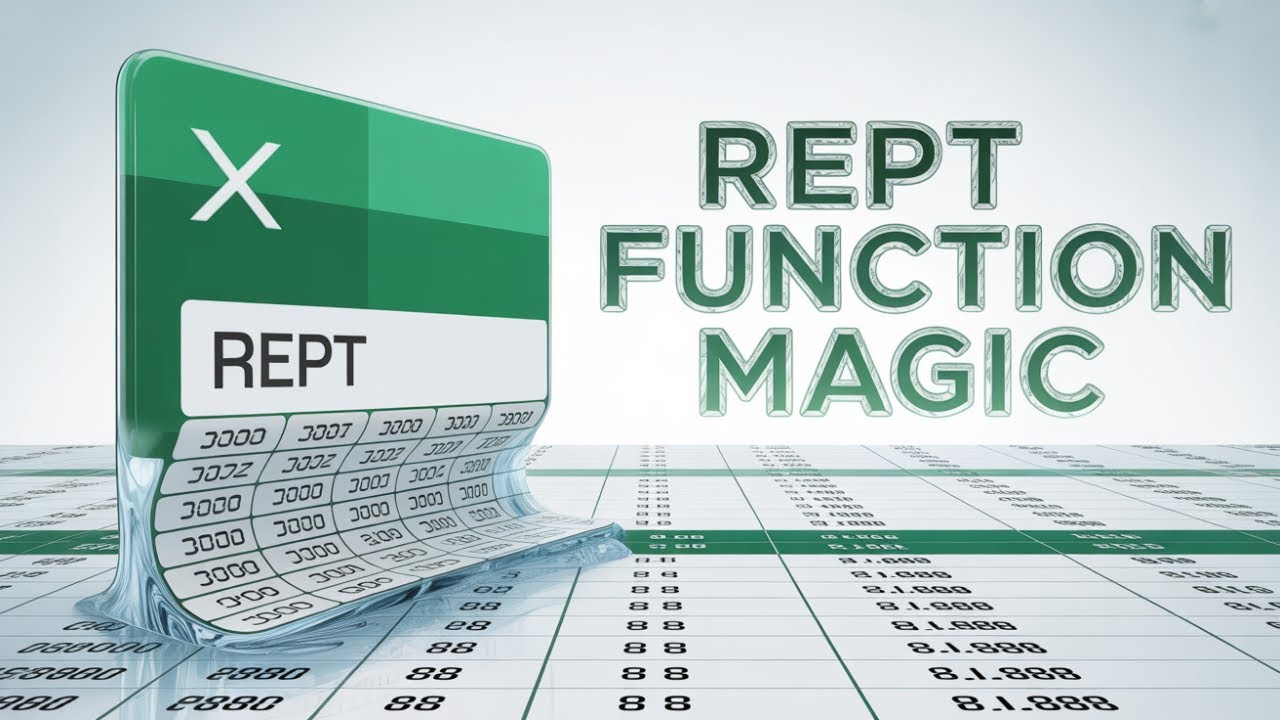 Excel rept function trick 2026 | Lunar Computer College