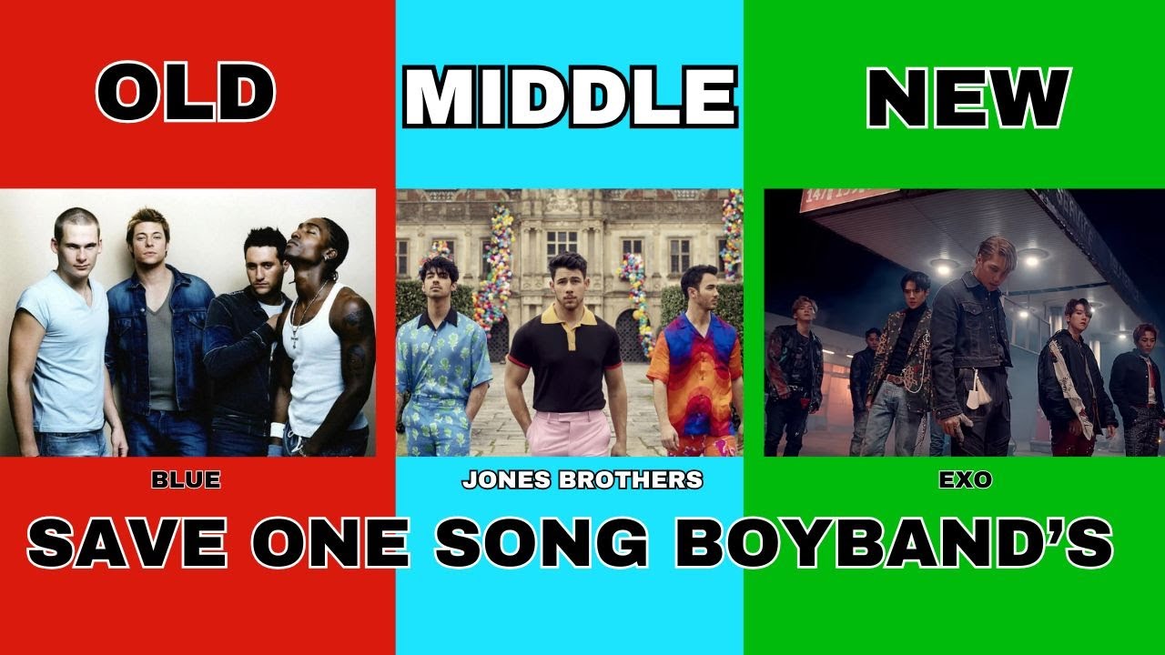 Old VS Middle VS New Boy Band's SAVE ONE SONG / Music Quiz