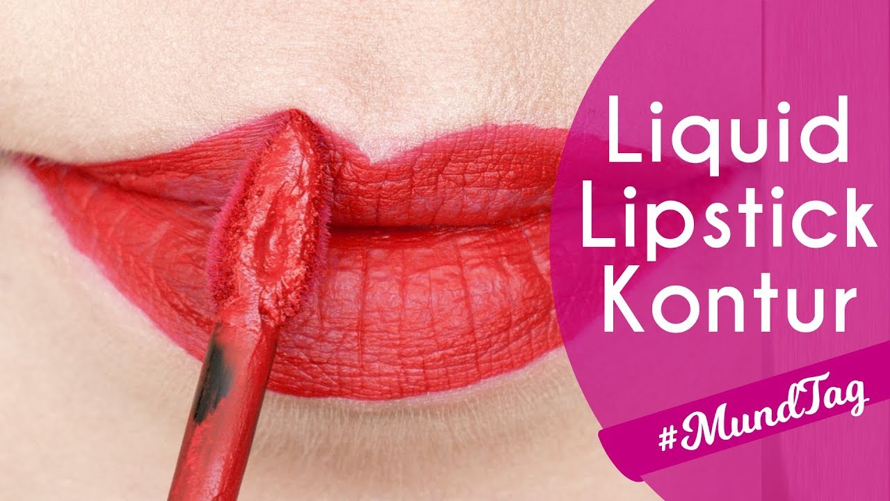 LIQUID LIPSTICK TIP: perfekte, knackgige Kontur - symmetrisches Lippenherz  // #MundTag