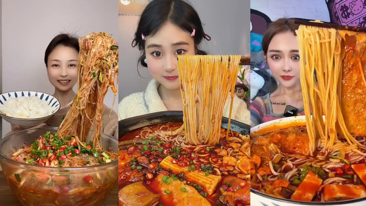 [ MUKBANG ASMR ] Ep 35 Massive Fire Noodles Challenge!! 🔥 | No Talking ASMR Eating Show 