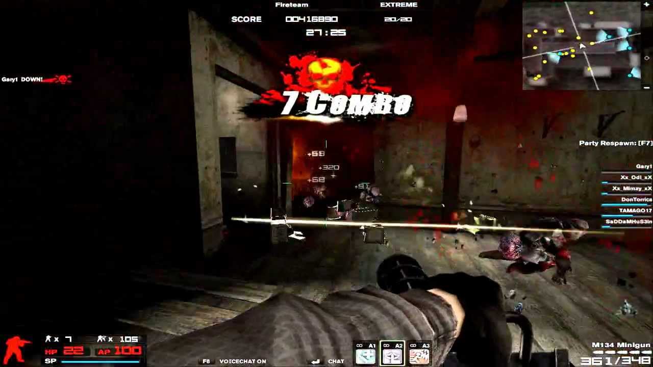 Combat Arms: Cabin Fever Madness With the Legion Minigun and TAMAGO17