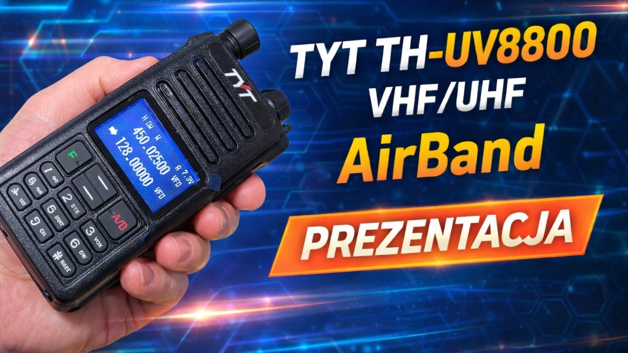 TYT TH-UV8800 – Radio VHF/UHF z AirBand! Czy warto? | Prezentacja