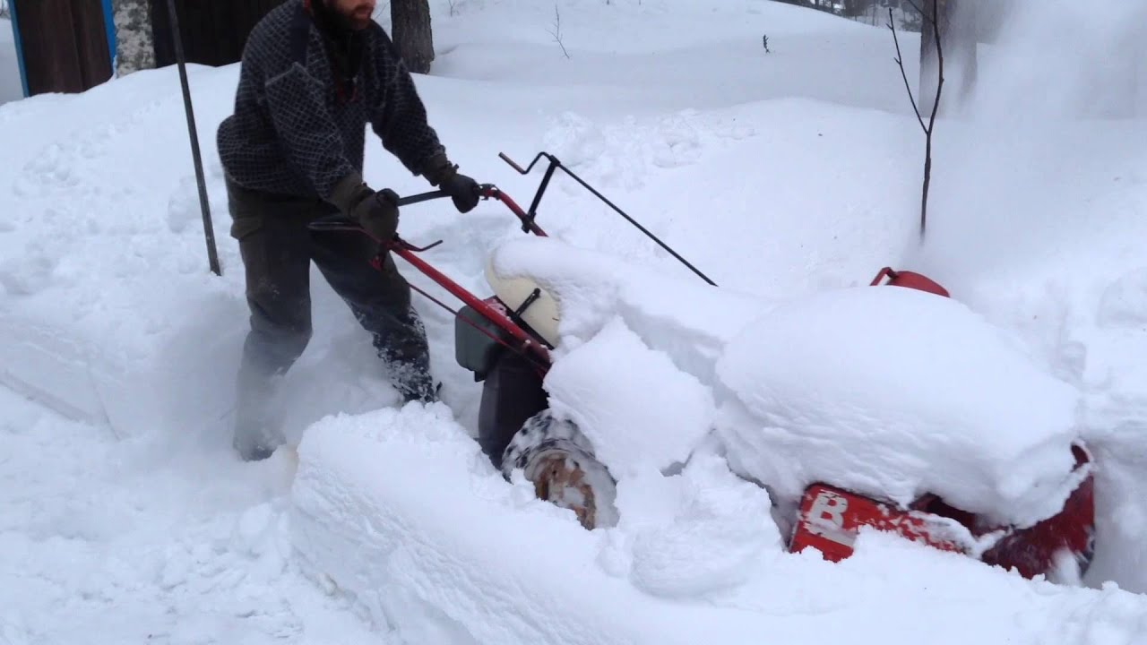 Belos Gravely snöslunga snowblower