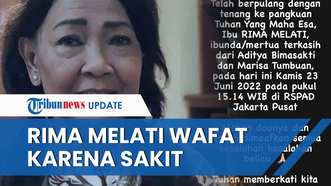 Artis Rima Melati Meninggal Dunia, Sempat Jalani Perawatan di RSPAD Gatot Soebroto