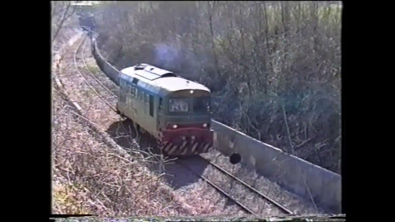 Quell'ultimo treno da Carrù-Clavesana a Mondovì aprile 1996
