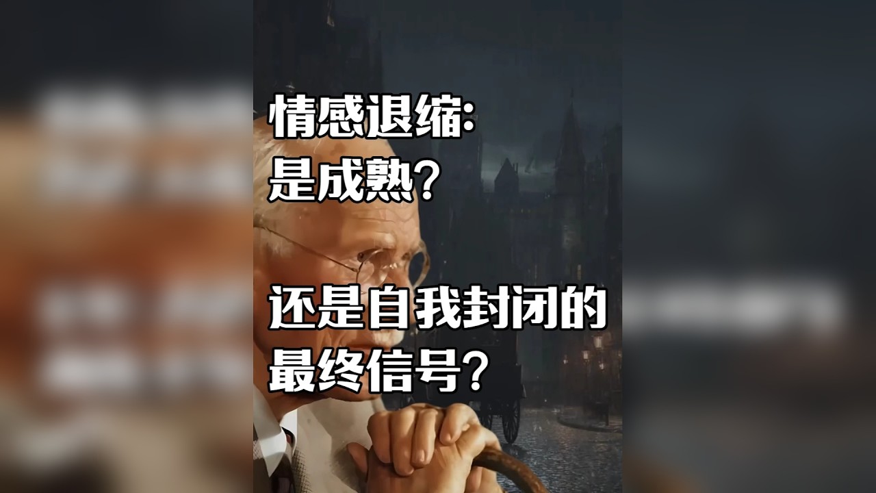 情感退缩：是成熟？还是自我封闭的最终信号？——卡尔·荣格