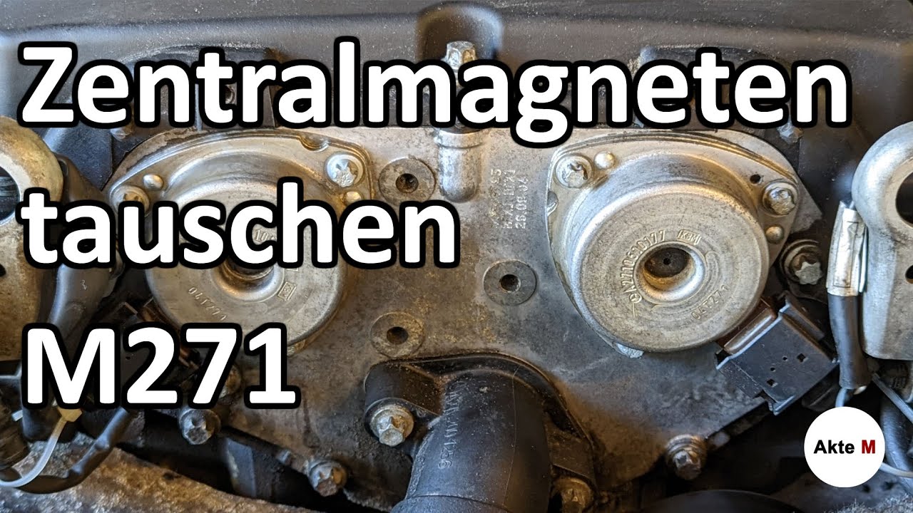 M271 Zentralmagnet / Magnet Nockenwellenversteller wechseln - Mercedes C Klasse W203