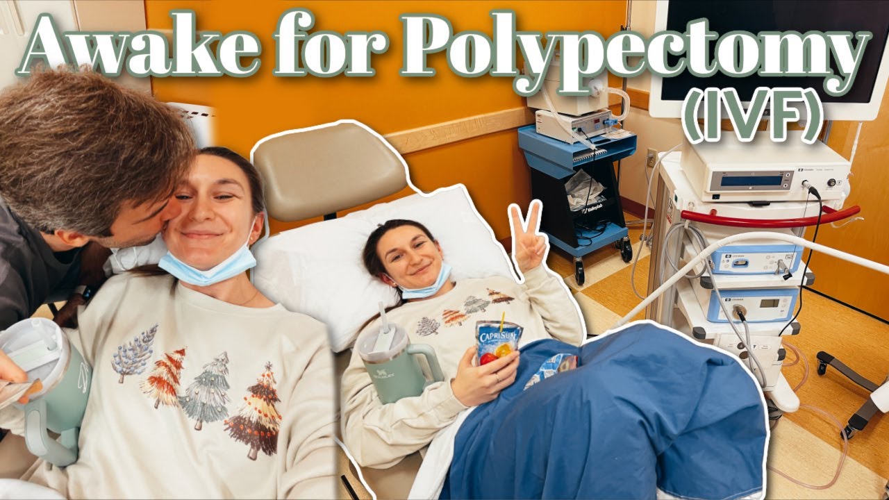 IVF HYSTEROSCOPY POLYPECTOMY SURGERY *AWAKE* | Before Embryo Transfer | My Experience | Infertility