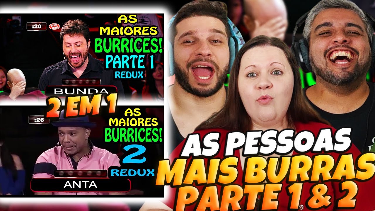2 EM 1 As Maiores BURRICES Ditas na TV | As Pessoas Mais Burras do Planeta | Family Reacts