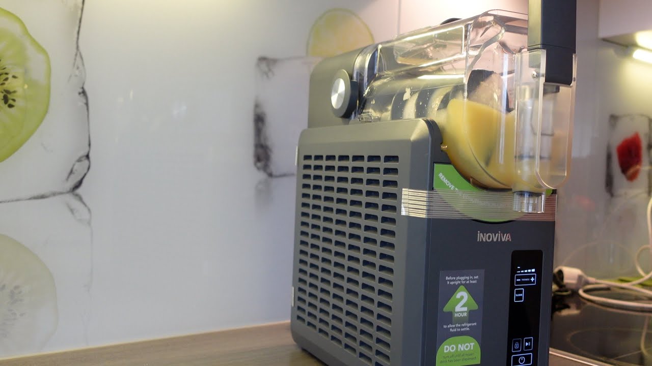 INOVIVA Slush Maschine, 2L Slushie Maschine mit Selbstreinigung, kein Eis  - JetLoneStarr