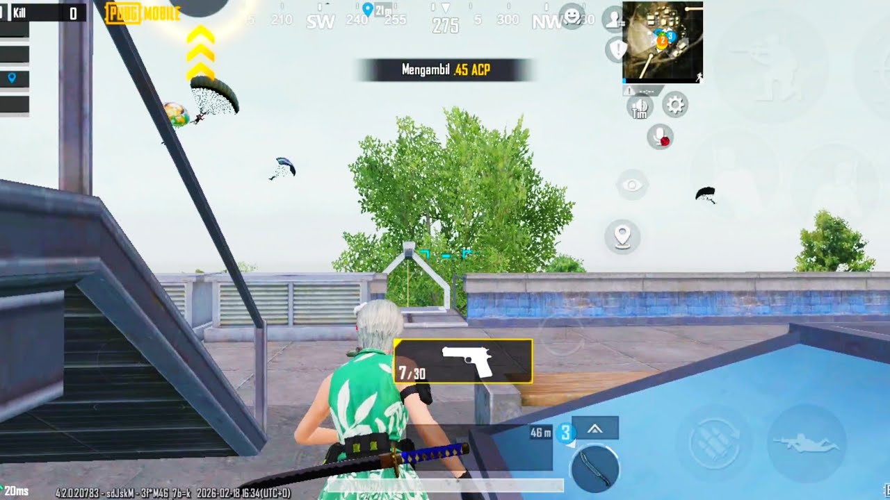 Solo vs Squad turun stalber rame banget !!! push senjata M416 !!! Ikuti rotasi yang punya pesawat !!
