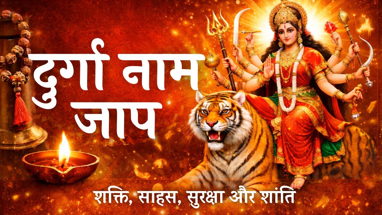Durga Naam Jaap Fast | दुर्गा 32 नामावली | Power, Protection & Peace