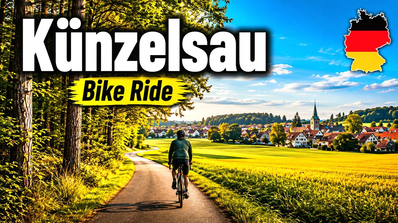 Relaxing Bike Ride 🚴‍♂️ Schwäbisch Hall → Künzelsau | No Talking | Part 3 | 4K 