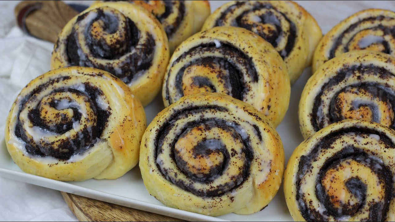 Weiche Mohnschnecken I Nach diesem Rezept werdet ihr Mohn lieben