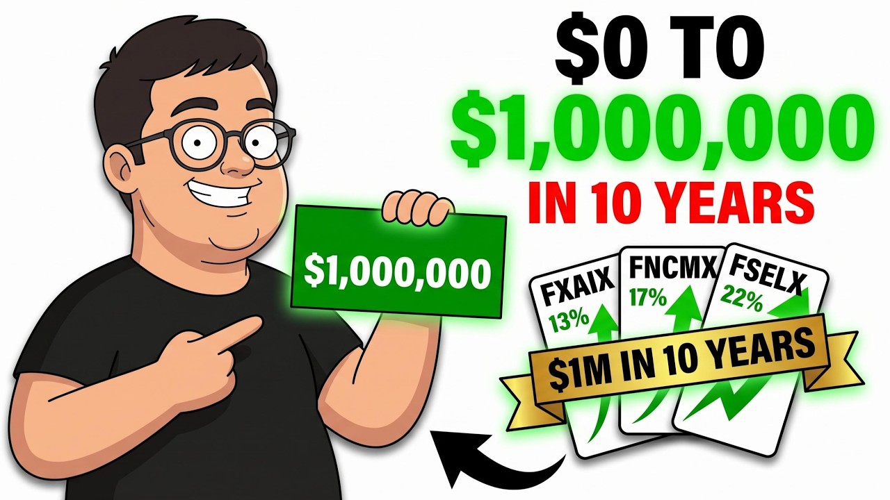$0 to $1M in 10 Years | The 3 Fidelity Funds Strategy