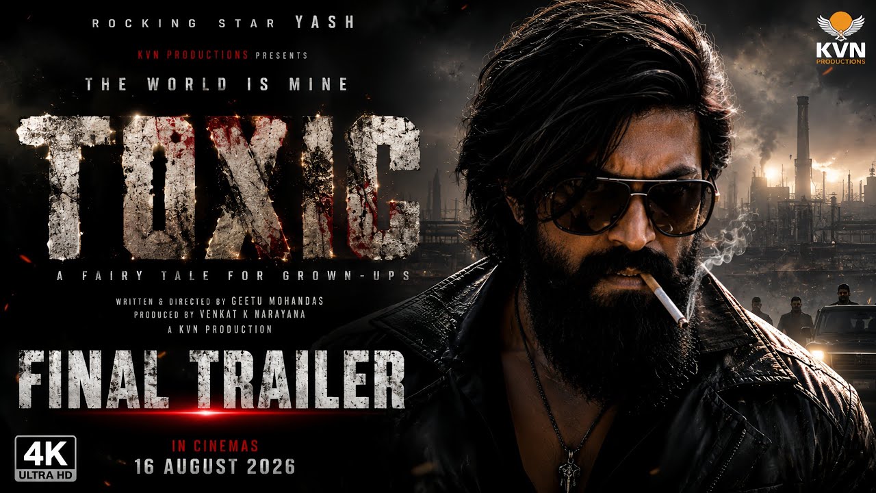 TOXIC &ndash; Final Trailer (2026) | Yash | A Fairytale for Grown-Ups | Concept 4K