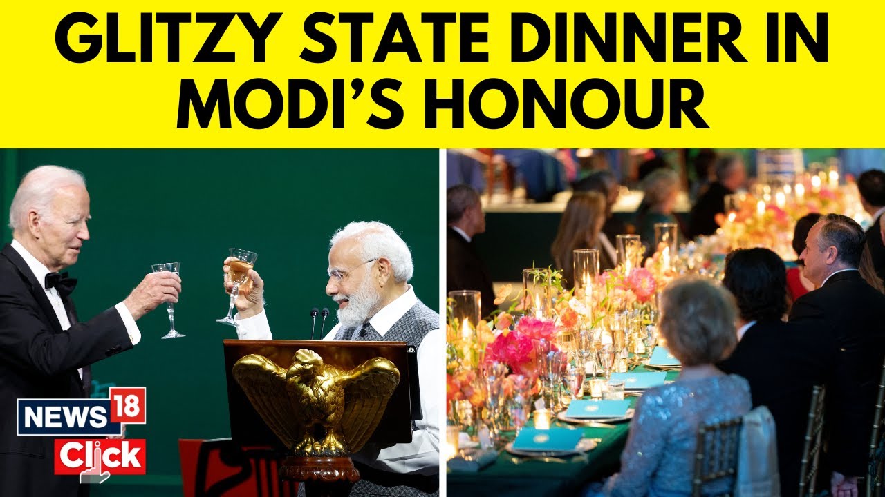 India's PM Modi Gets Glitzy Reception In State Visit With Joe Biden | PM Modi In USA | English News