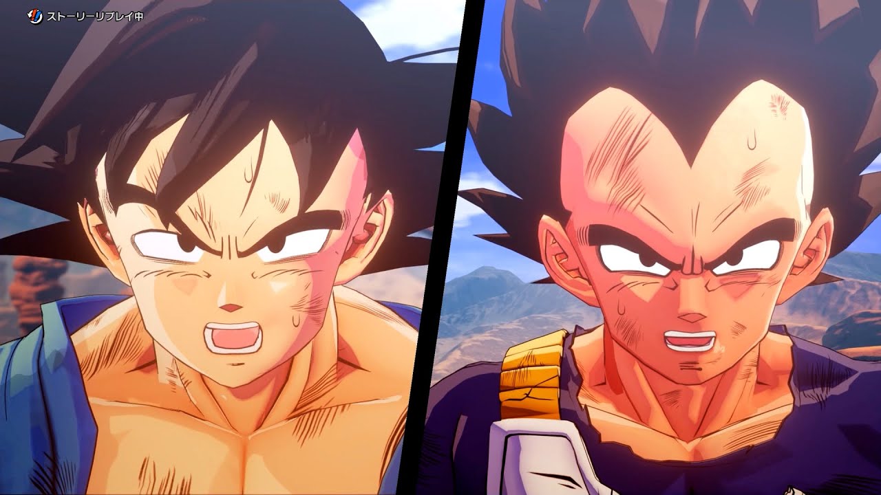 孫悟空(SS3)VSベジータ(SS2) ドラゴンボールZ カカロット 二人のサイヤ人編