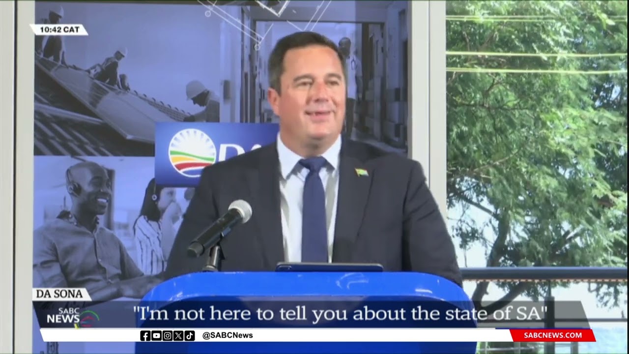 DA delivers its alternative State of the Nation Address