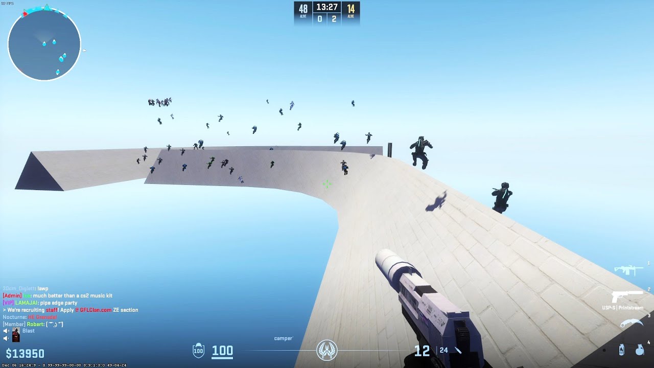 CS2 Zombie Escape ze_surf_vortex_p На GFL
