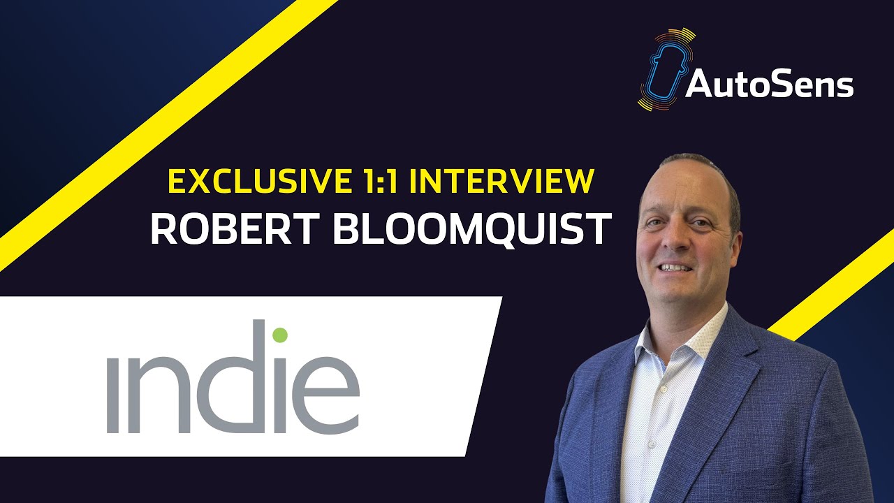 Exclusive Interview | Robert Bloomquist, indie Semiconductor | AutoSens Europe 2025