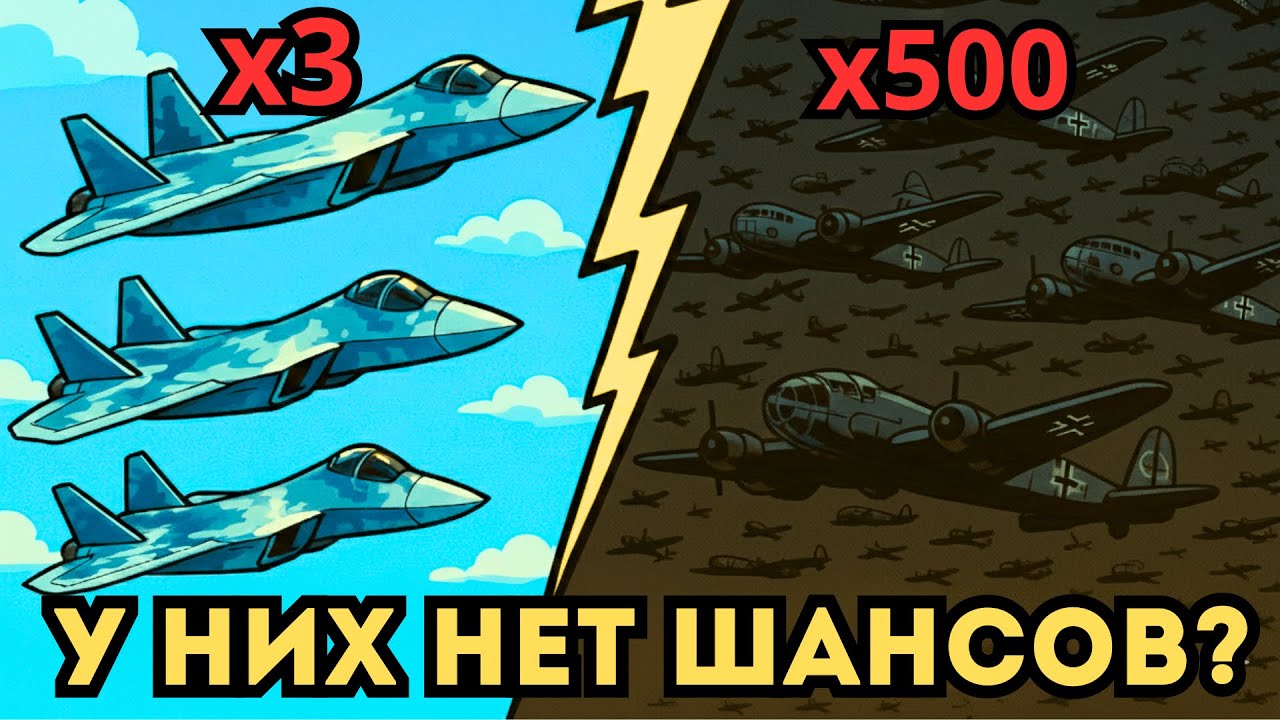 ЧТО ЕСЛИ Современные ВКС РФ попадут на Великую Отечественную? Курская битва!