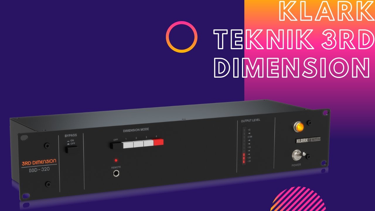 Dimension D за 149 долларов?! Klark Teknik 3rd Dimension BBD-320