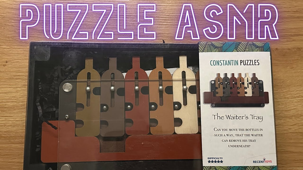 Lofi Puzzle ASMR | The Waiters Tray