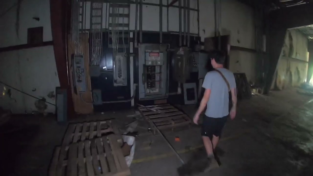 Almost busted multiple times at abandon power plant on Ohio River 