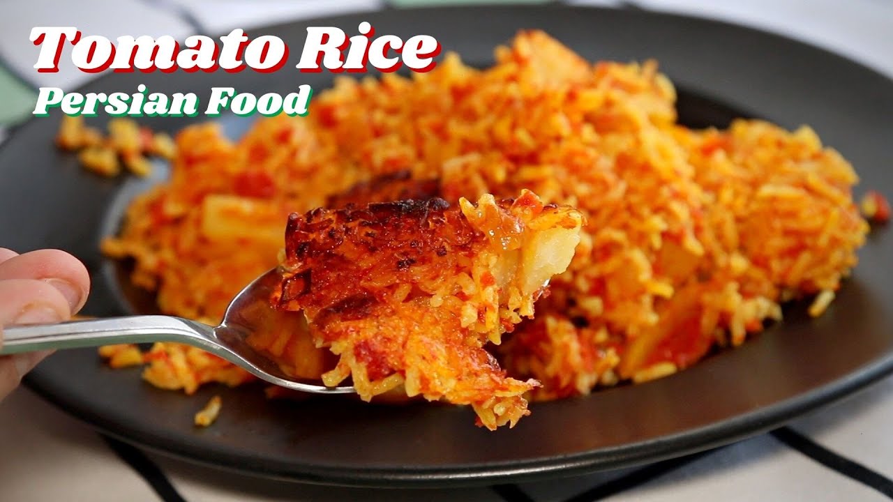 Persian One Pot Tomato Rice Recipe | Persian Food Recipe