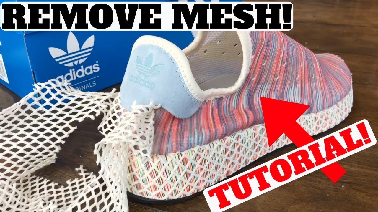 Adidas DEERUPT 'PRIDE&rsquo; How to REMOVE The Mesh!