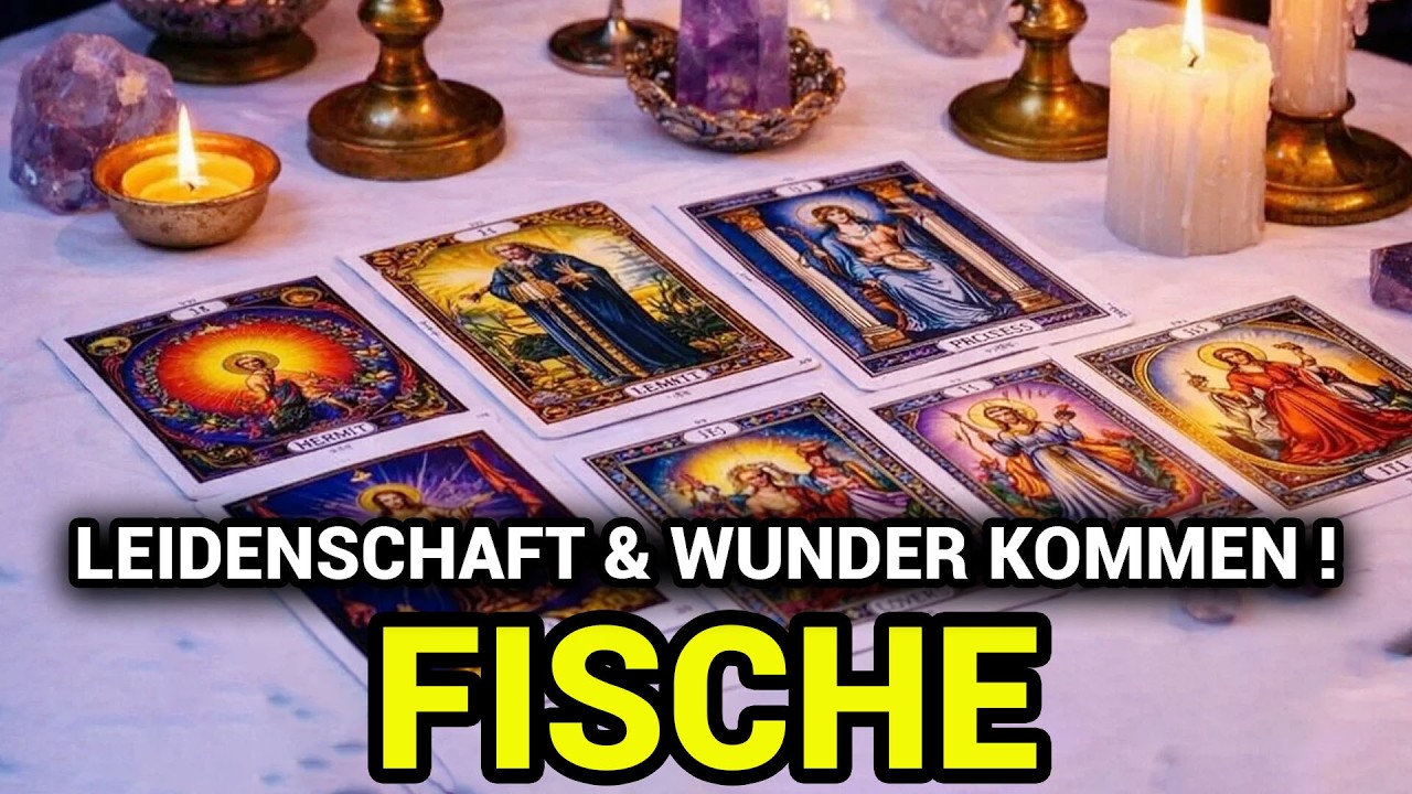 FISCHE ♓️ G&Ouml;TTLICHE F&Uuml;HRUNG & EIN WUNDER IN DER LIEBE 💖 JEMAND KANN DICH NICHT VERGESSEN 🔥 #fische