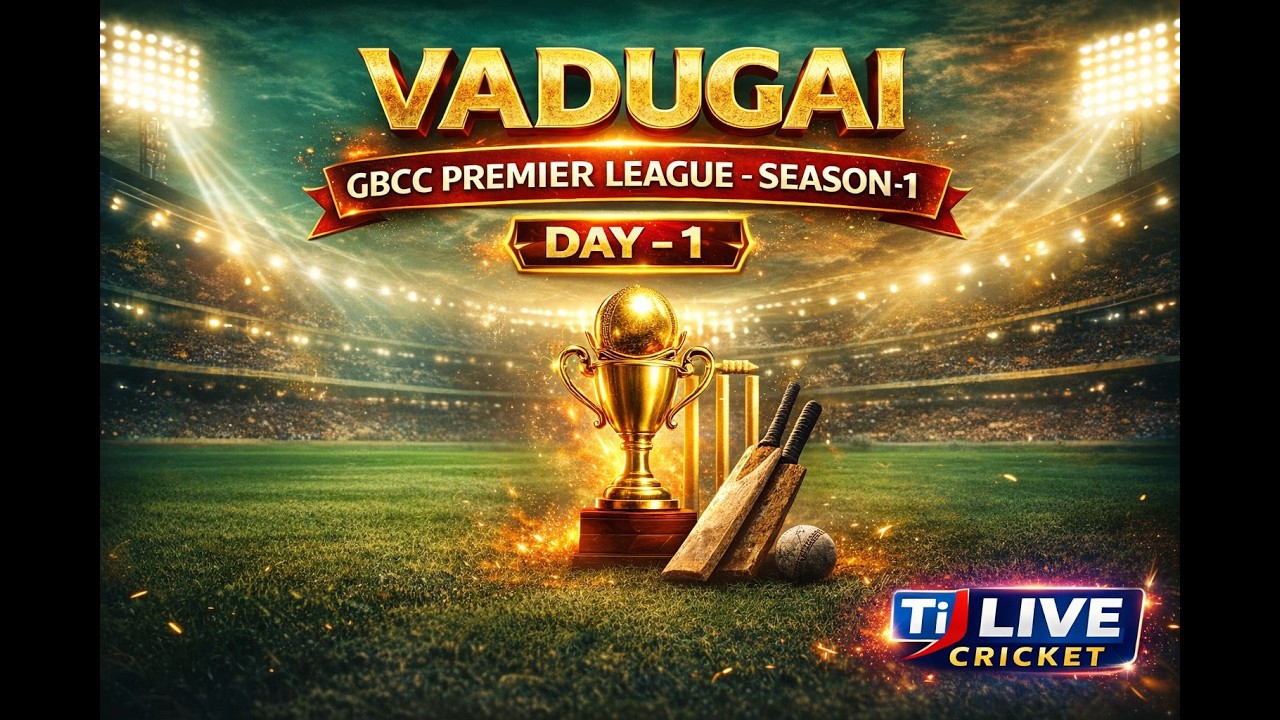SEMI FINAL-1 PUDUKKOTTAI RSK VS CHENNAI AADHI CC VADUGAI GBCC 2.5 LAKHS TOURNAMENT