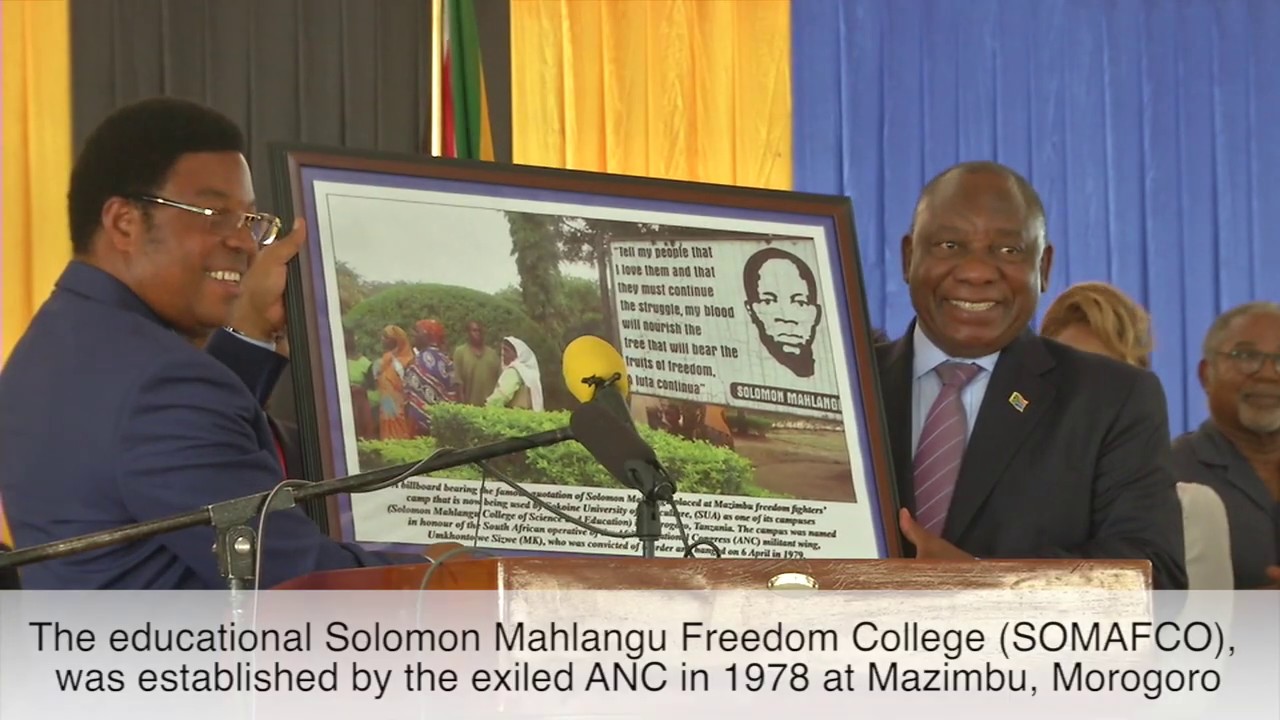 President Cyril Ramaphosa visits Morogoro in Tanzania