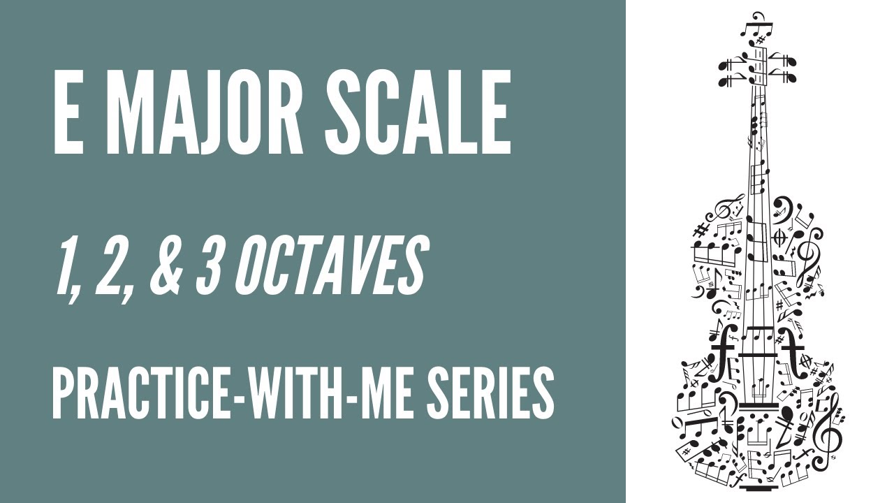 E Major Scale- 1, 2, & 3 Octaves // Practice Viola With Me