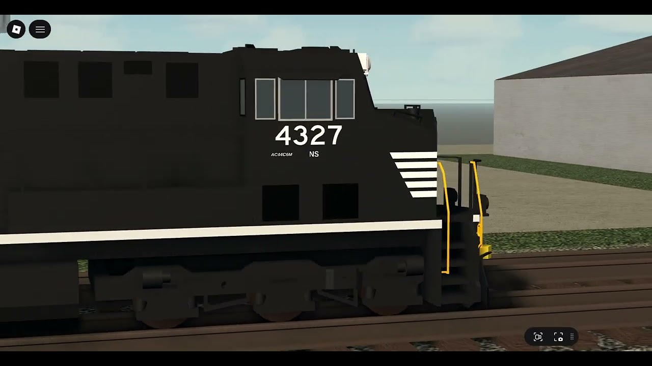 NS 4327 AC44C6M leads NS 123 mixed freight train in Rockwood, Tennessee