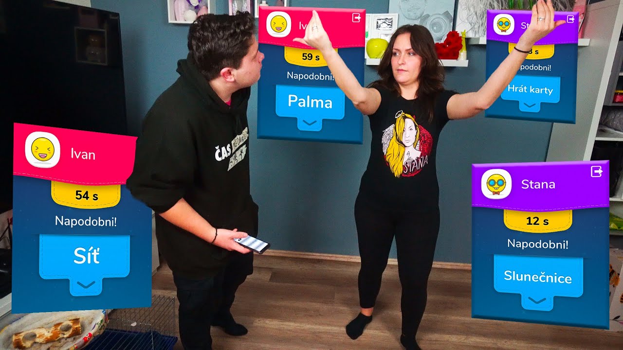 Umím Pantomimu?! Němohra Challenge | Stáňa vs. Ivan