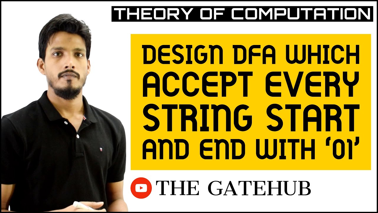 DFA for the string start with 01 or end with 01 | TOC