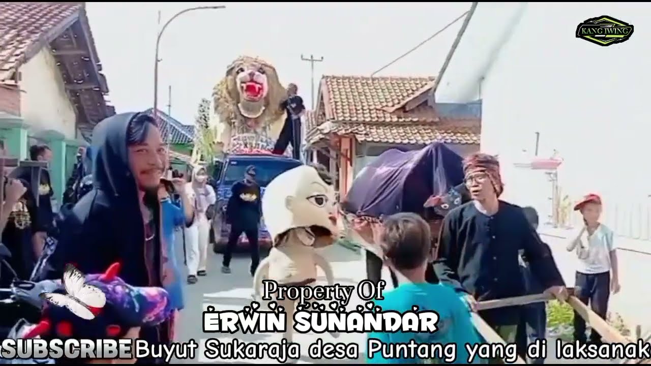 arak-arakan Sedekah Bumi Buyut Sukaraja desa Puntang