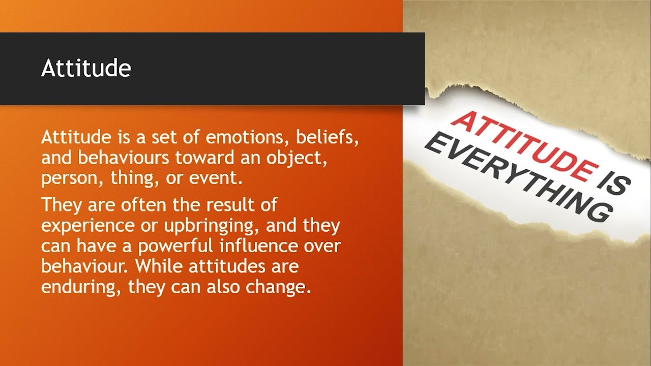 Behaviour and Discipline Recap Lesson 2 - Personality, Traits and Attitudes