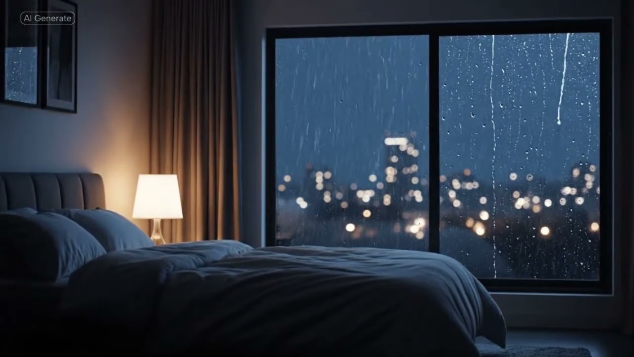 Healing Quran Rain 🌧️ Stress Relief & Night Calm