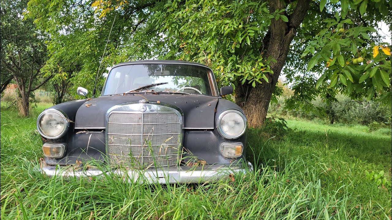 Uratujesz go? Mercedes skrzydlak  W110 diesel z grzałką na sprzedaż