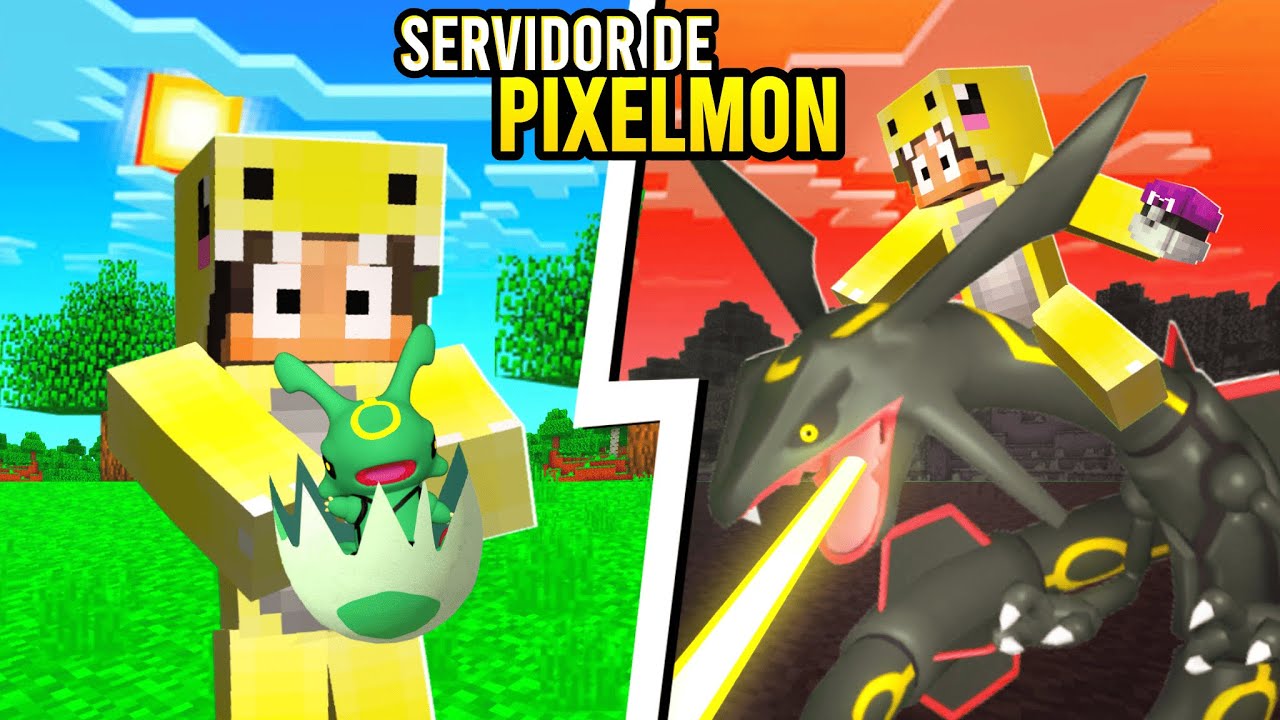 🚀 O NOVO SERVIDOR DE PIXELMON que TODO MUNDO está jogando! (Pirata & Original)
