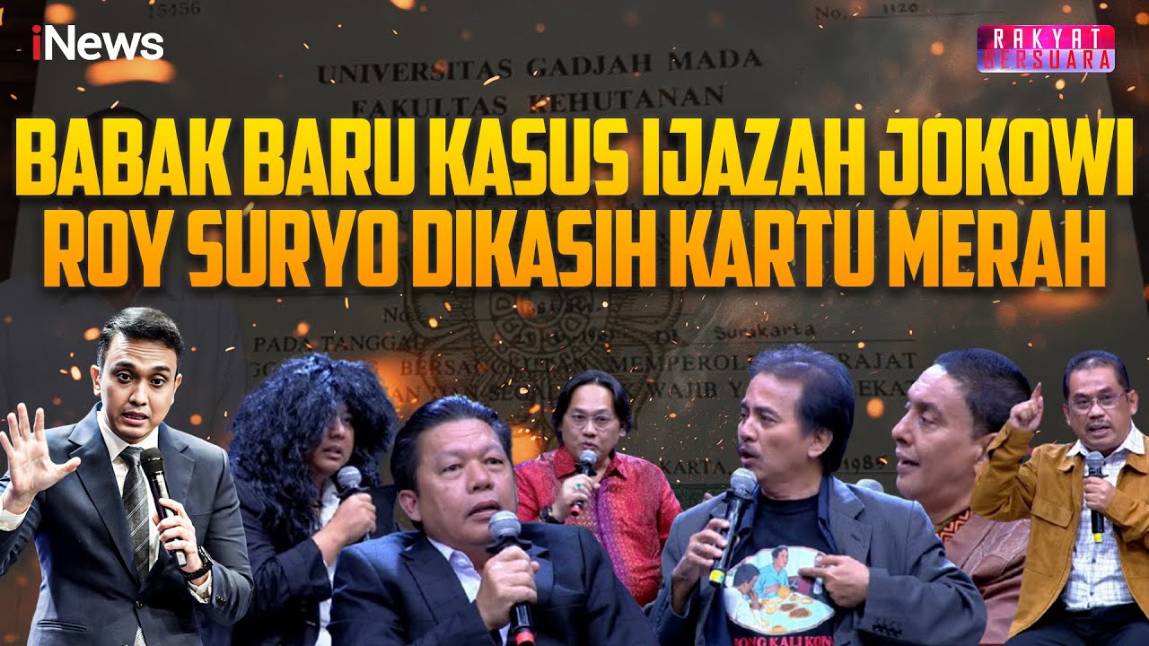 [FULL] Babak Baru Kasus Ijazah Jokowi: Agenda Roy Suryo hingga Seret Eks Ketua KPK | Rakyat Bersuara