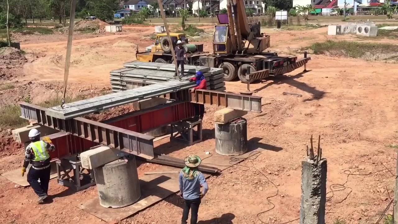 การติดตั้งเครื่องมือ แบบ static load test