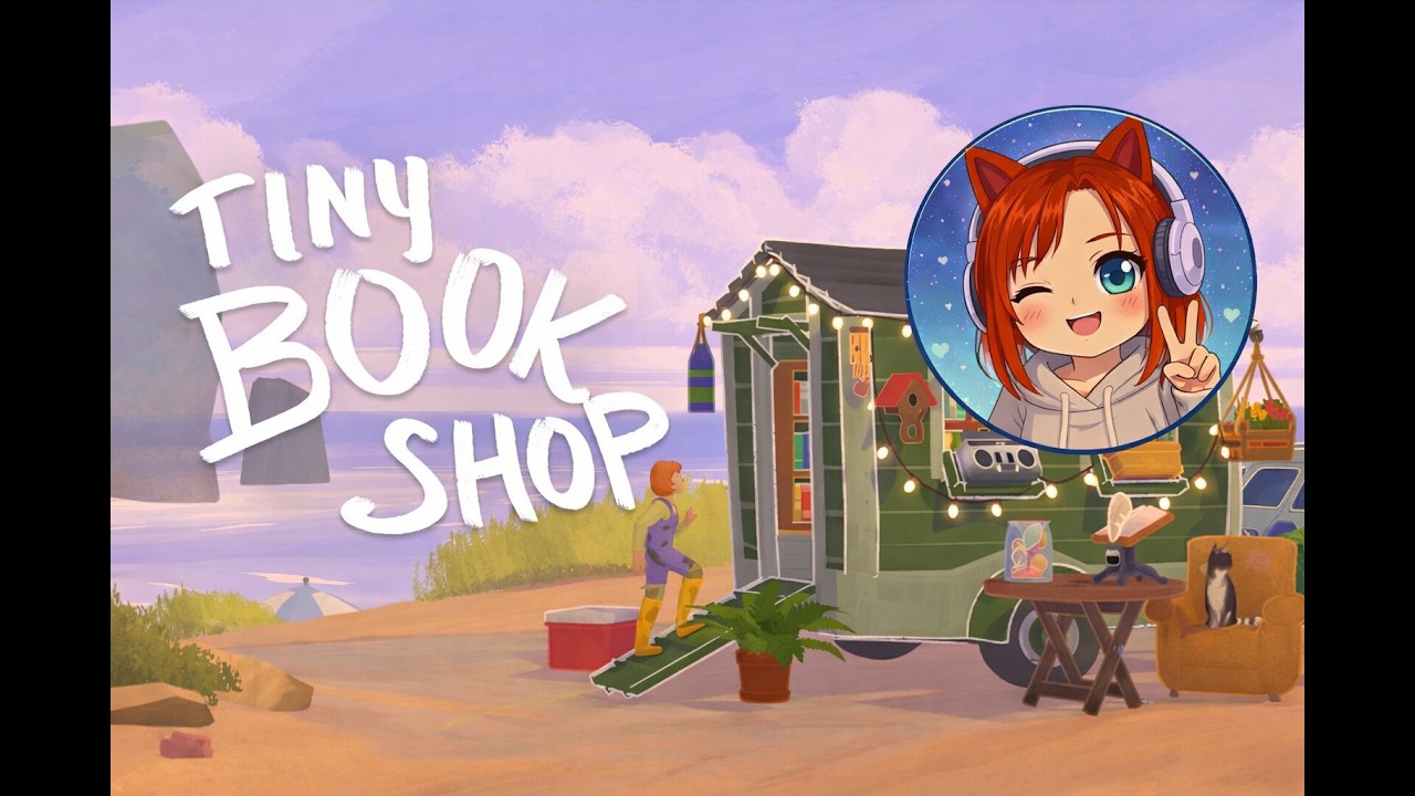 📚🌊 Tiny Bookshop – Cozy Seaside Beginnings | Part 1 (No Commentary)