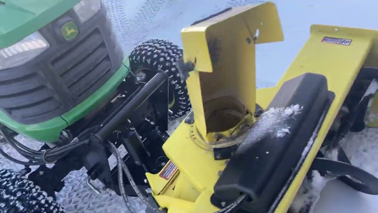 John Deere x738 with Quik Hitch and 54&rdquo; SnowBlower
