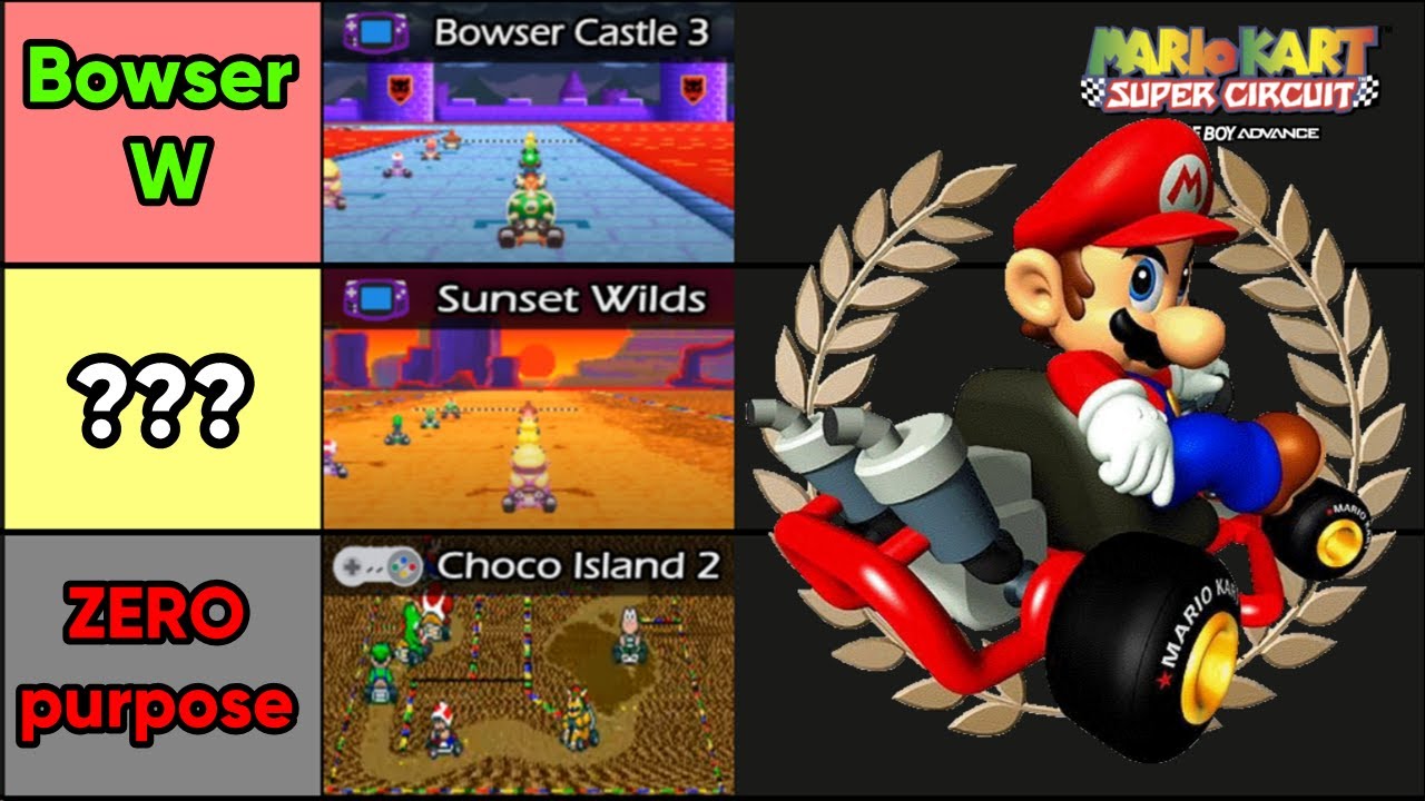 Ranking Every Mario Kart Super Circuit Racetrack (and the OST)