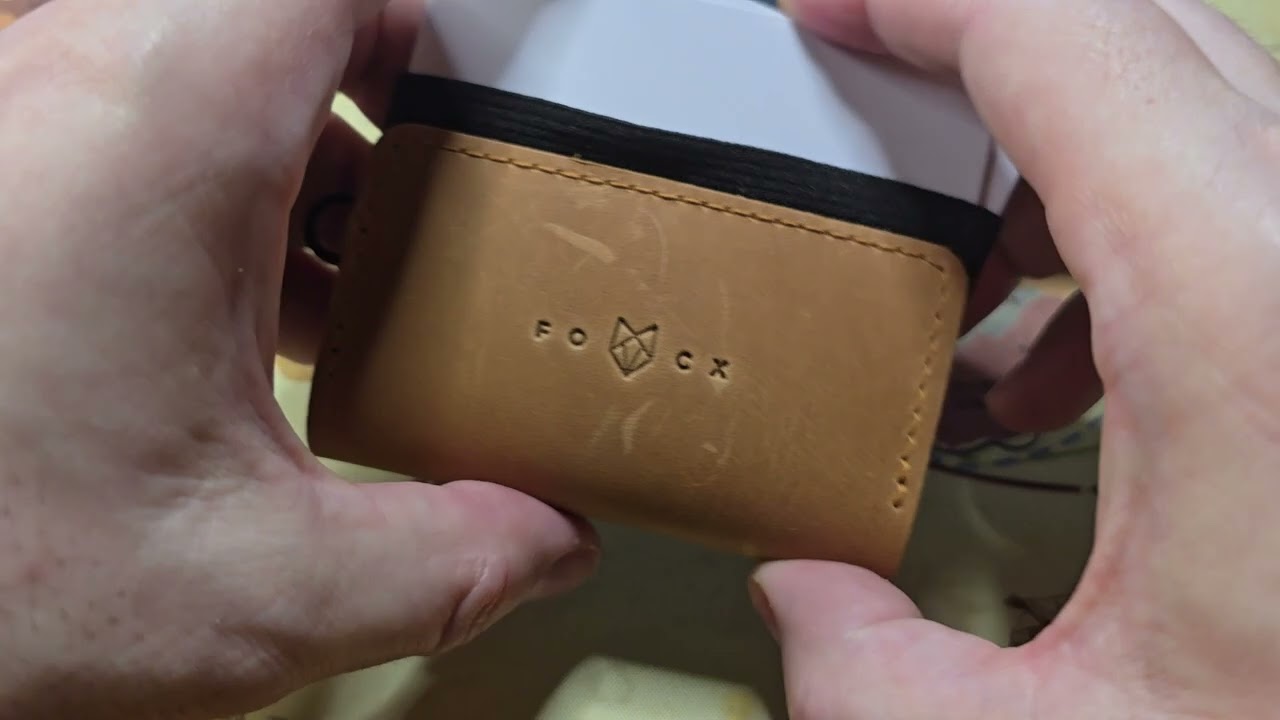 Focx R1 Minimalist bőr pénztárca bemutató